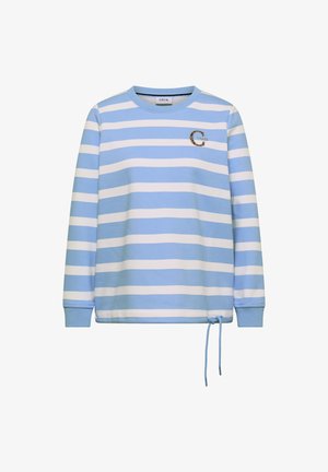 Cecil, ROUND-NECK SWEATSHIRT WITH DRAWSTRING - Sweater - easy blue