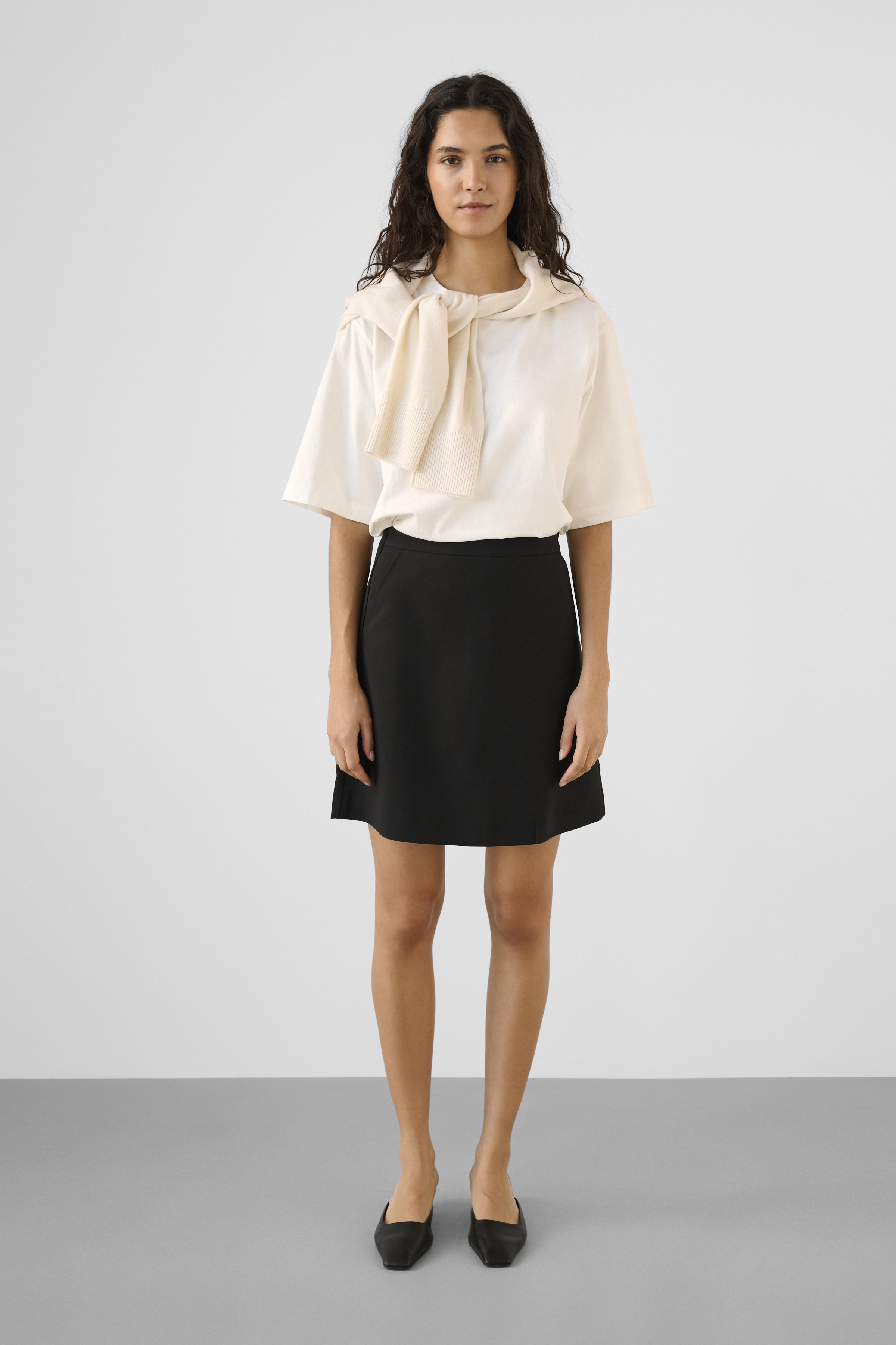 Soaked in Luxury SLCORINNE ALINE - Jupe trapèze - black/noir