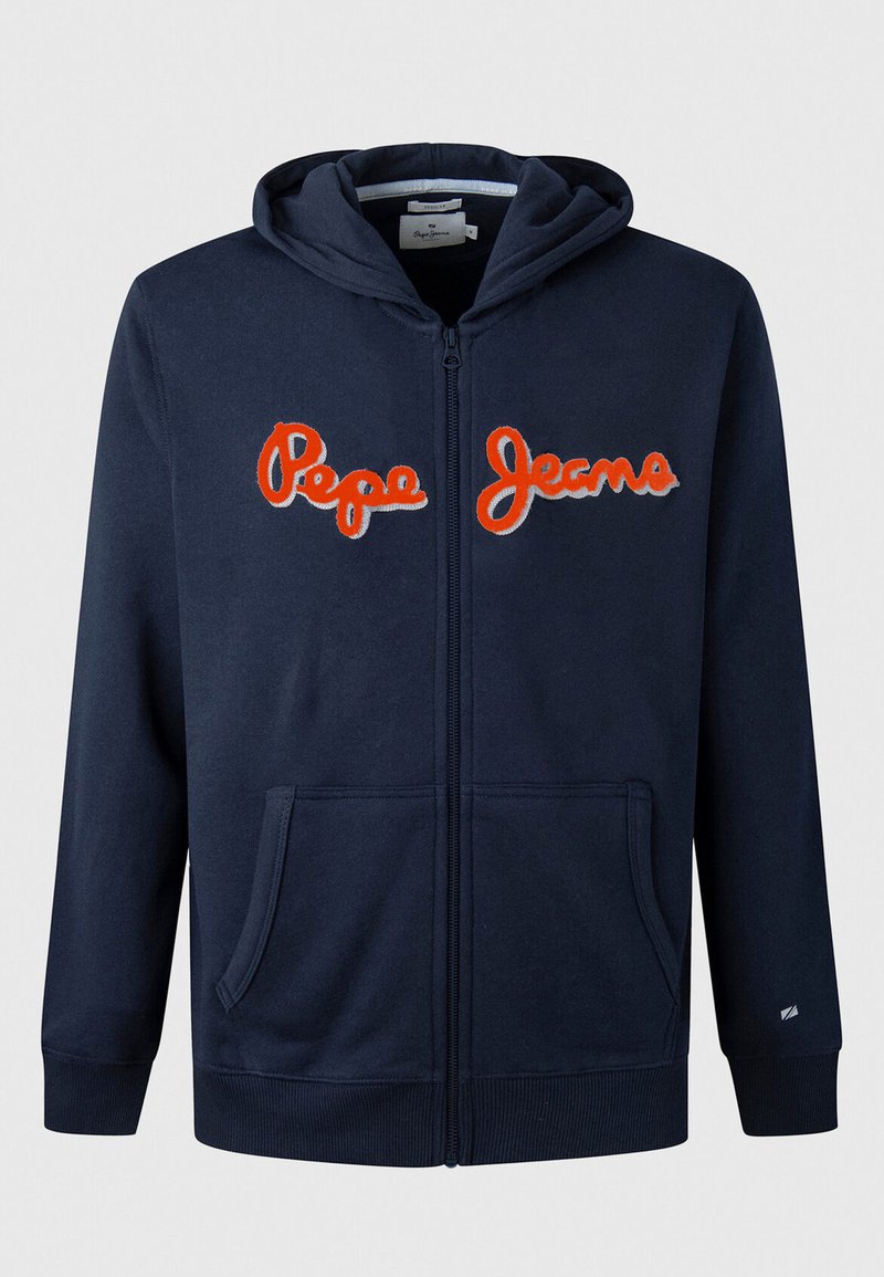 Pepe Jeans Sweater met rits donkerblauw
