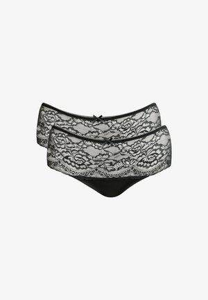 SugarShape, SUGARSHAPE HIGH-PANTY-SET LACE BASIC 2ER SET - Briefs - black