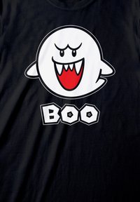 Henry Tiger NINTENDO SUPER MARIO BOO - Triko s potiskem - black