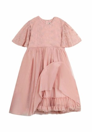 REGULAR FIT - EMBROIDERED SLEEVE FLOWER  - Koktailové šaty/večierkové šaty - pink