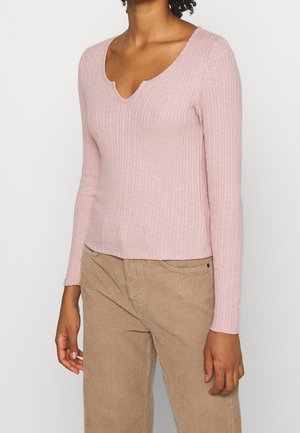 Top s dlouhým rukávem - mauve
