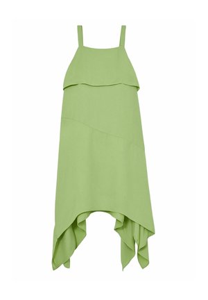 Reiss REISS ALBA HANDKERCHIEF-HEM SLEEVELESS DRESS - Hverdagskjole - green