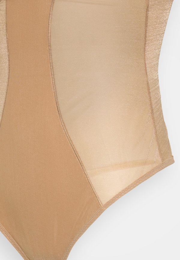 GLOSSIES UNDERWIRED THONG - Body - beige3