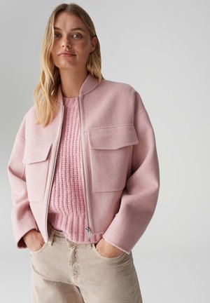 SOFT TOUCH - Blouson Bomber - coral blush