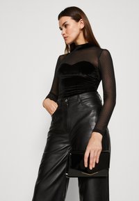 NAF NAF OPRIA BODY - Μπλούζα με μακριά μανίκια - noir