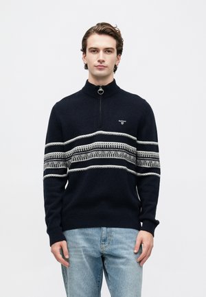 HALF ZIP JUMPER - Strickpullover - navy