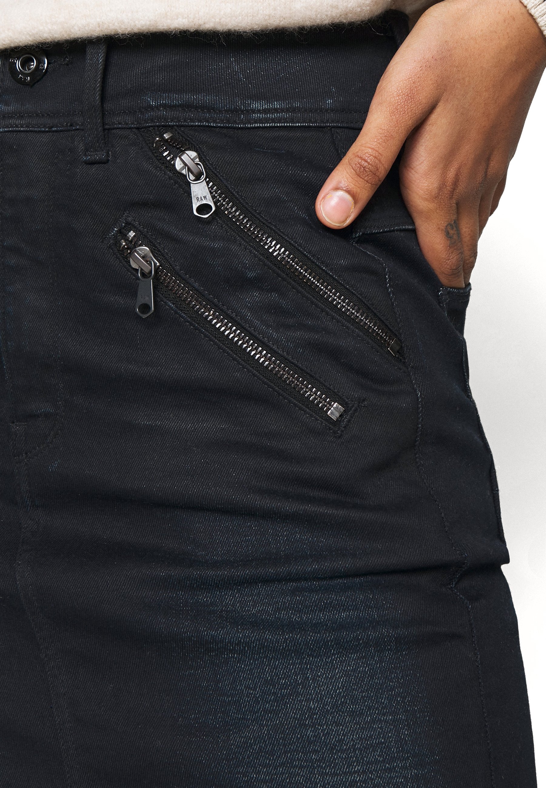 G-Star LYNN BIKER SLIM - Pencil skirt 