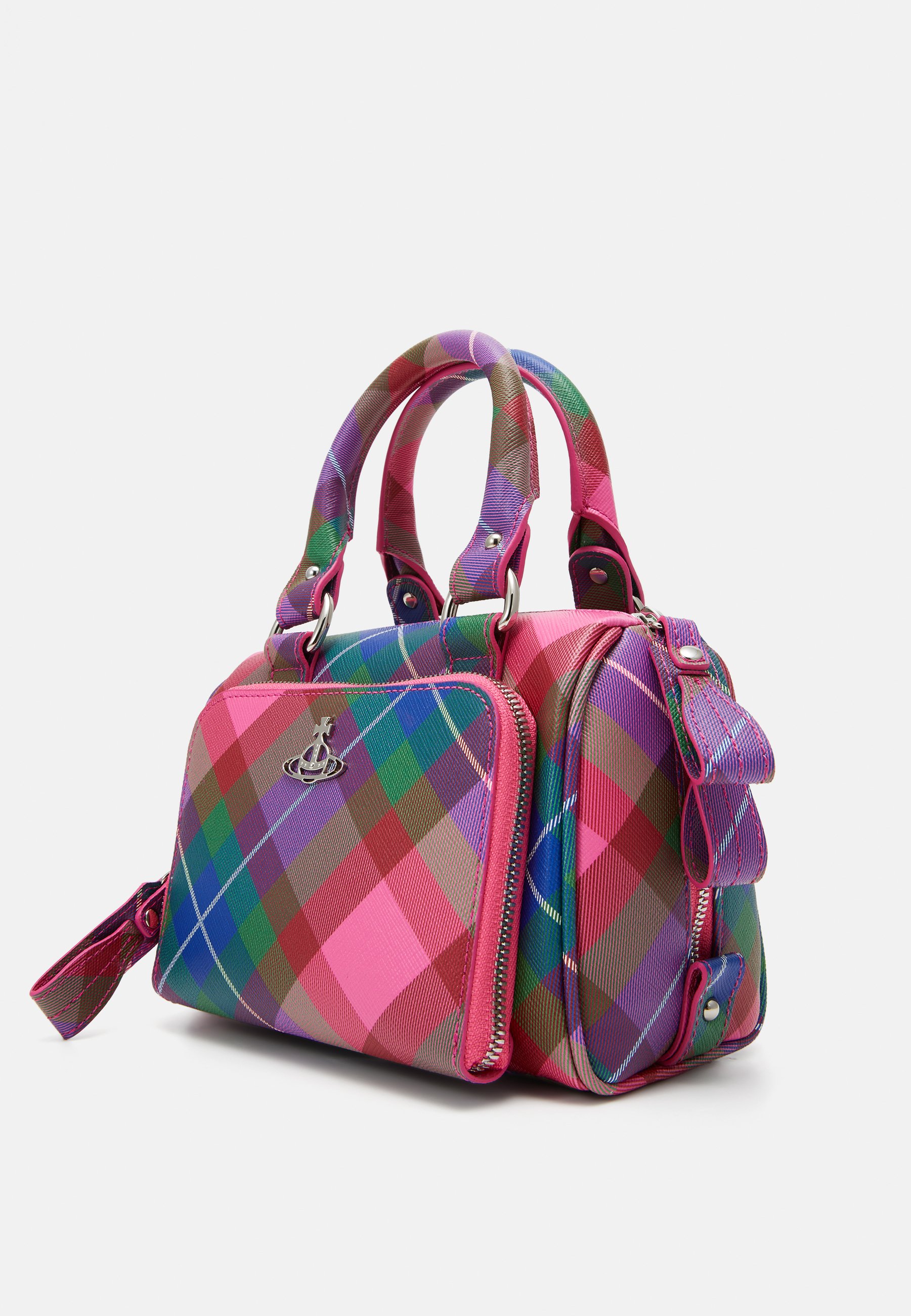 Vivienne Westwood CHELSEA BOWLING - Handbag - candy tartan/pink