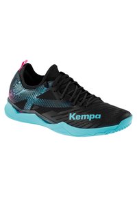 Kempa WING LITE 2.0 - Sapatilhas de andebol - black/aqua