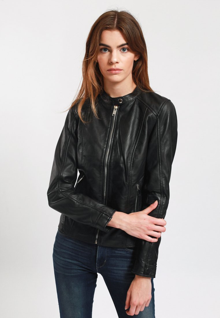 Lee Cooper Leren jas zwart Lee Cooper Leren jas zwart