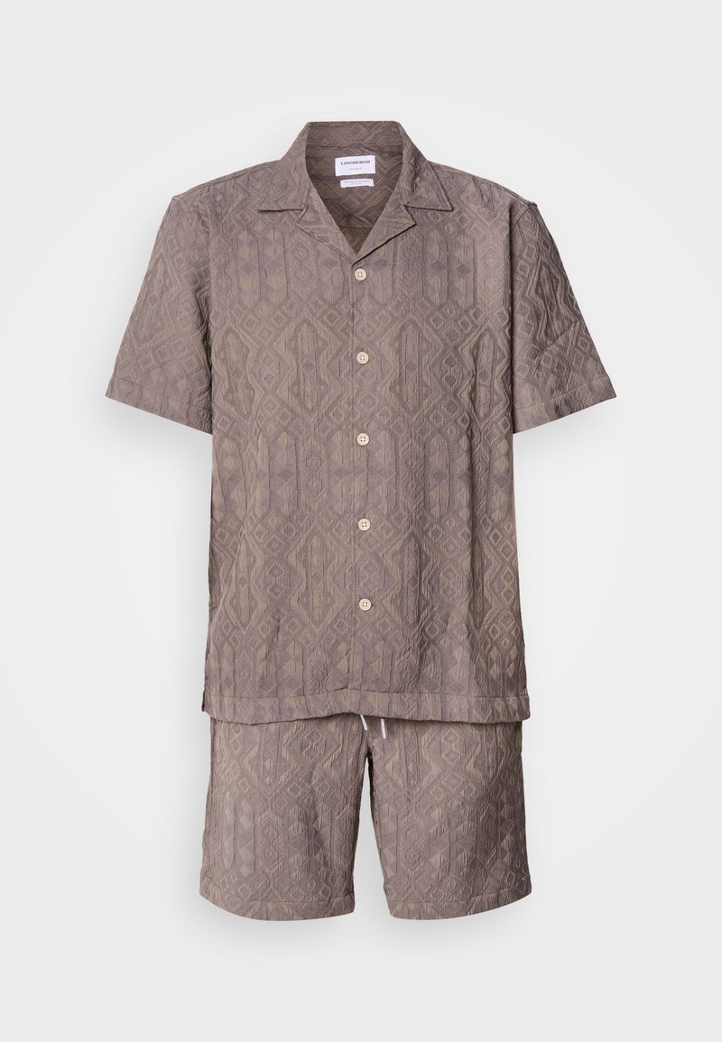 lindbergh Overhemd kaki lindbergh Overhemd kaki