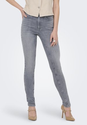 ROYAL-POWER HOHE TAILLE  - Jeans Skinny - light grey denim