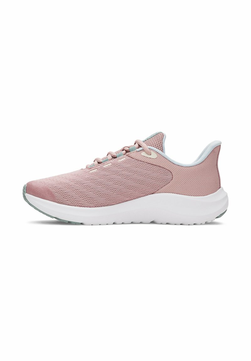 Under Armour PURSUIT 4 BIG LOGO - Tekaški copati za cesto - tourmaline pink