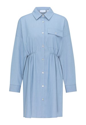 usha, Blusenkleid - blau