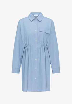 usha, Blusenkleid - blau