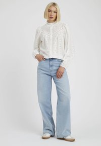 BZB BRODERIE ANGLAISE - Chemisier - blanc