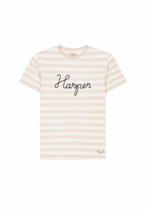 Harper & Neyer, REGATTA CHORD - Camiseta estampada - white mist