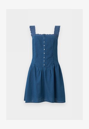 GAP, PINTUCK DROPWAIST DRESS - Päevakleit - blue denim