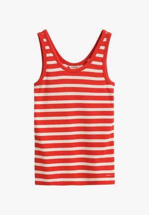GANT, STRIPED TANK - Débardeur - perfect red