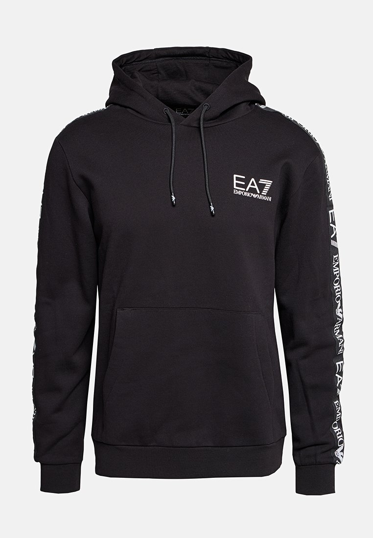 EA7 Emporio Armani Hoodie zwart EA7 Emporio Armani Hoodie zwart