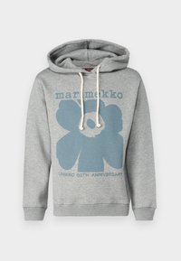 Marimekko LUUPPI II UNIKKO PLACEMENT UNISEX - Φούτερ με κουκούλα - grey melange