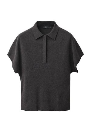 Mango Polo majica - charcoal