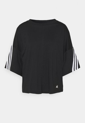 TEE - Print T-shirt - black/white