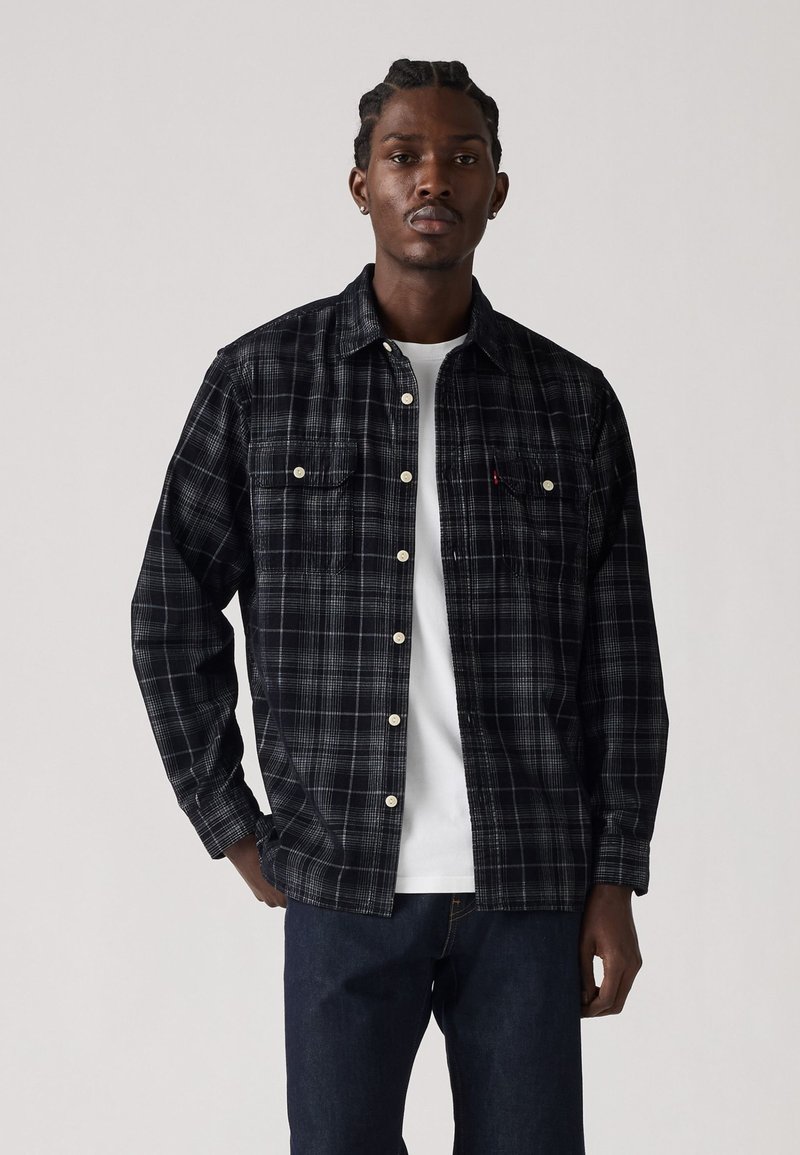 Levi's® JACKSON WORKER - Košile - huxley plaid jet black corduroy
