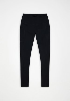 Rains, WARM-UP W TIGHTS - Κολάν - Παντελόνια - black