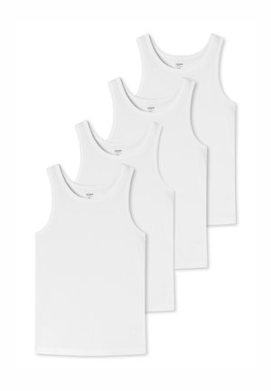 4ER PACK BASIC - Undershirt - weiß