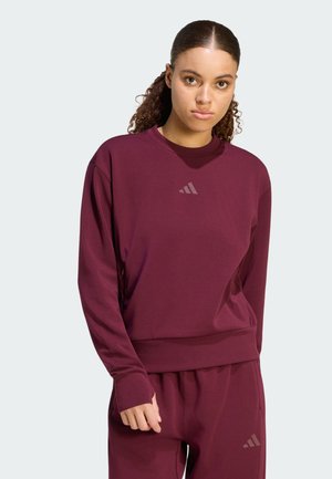 adidas Performance, D4T KNIT CREW - Felpa - maroon