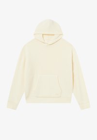 SCRIPT UNISEX - Sweat à capuche - antique white