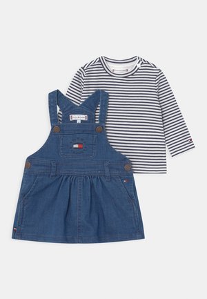 BABY GIRL SET - Longsleeve - navy/white