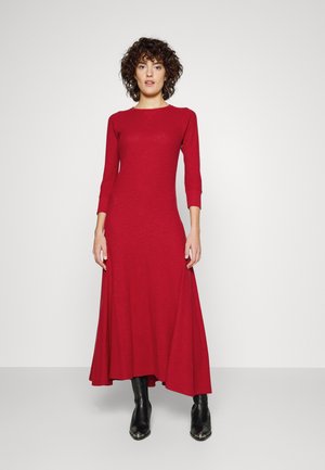 ROWIE DAY DRESS - Stickad klänning - red beret