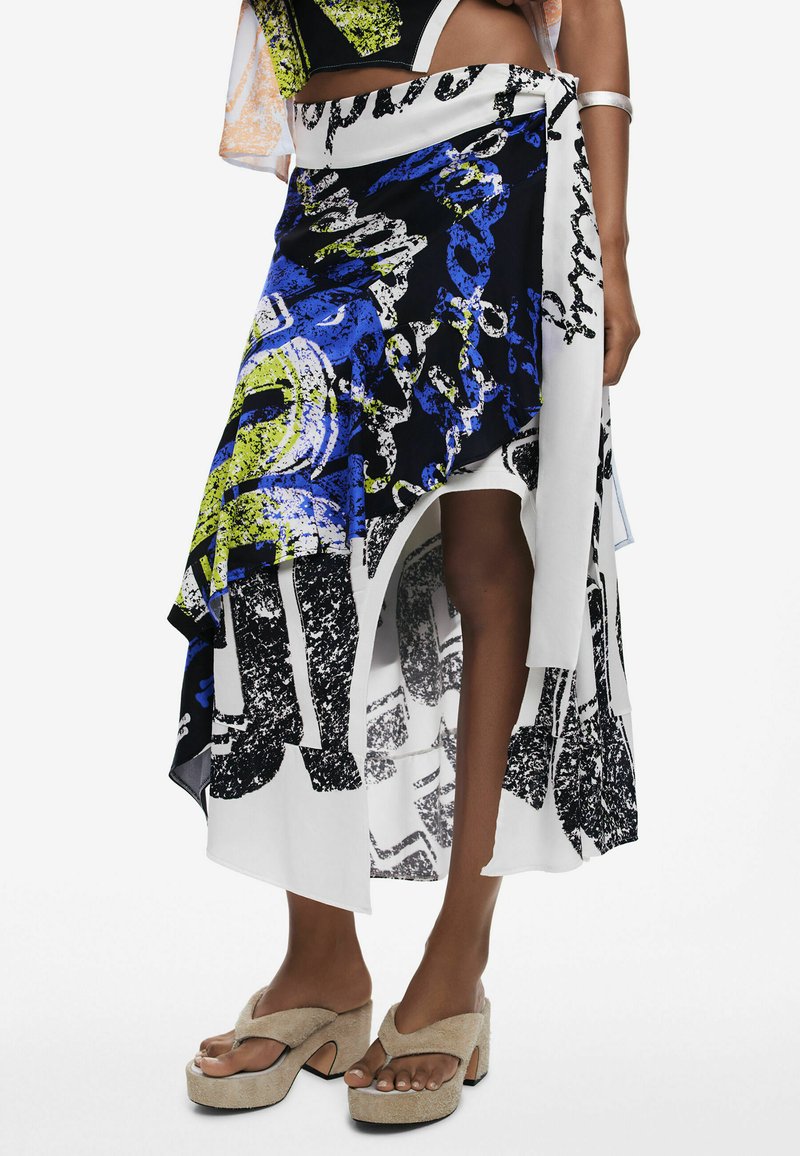 Desigual ASYMMETRIC - Maxikjol - black