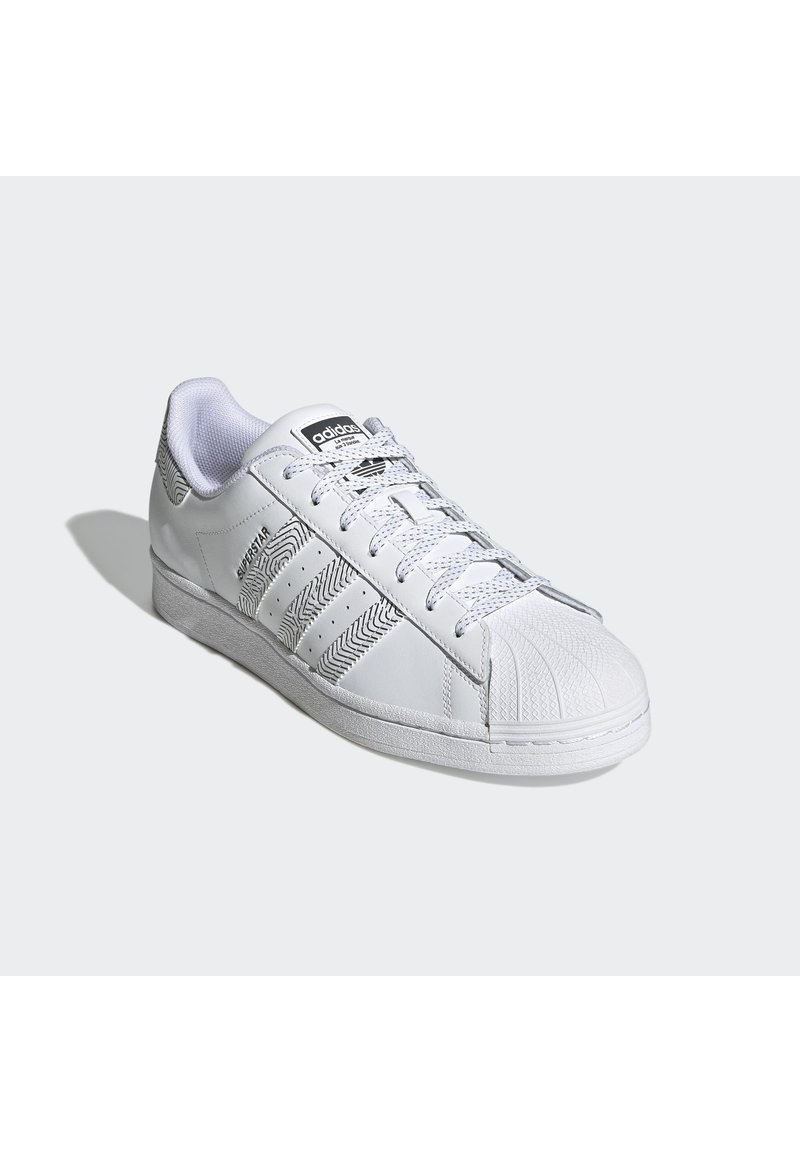 adidas superstar white silver zalando