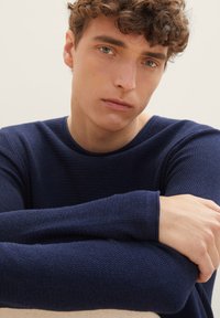 TOM TAILOR DENIM Strickpullover - sky captain blue