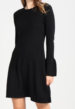 Gebreide jurk - black
