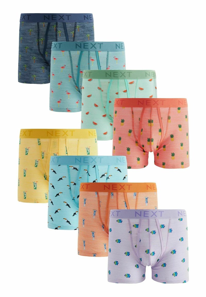 Next A-FRONT 8 PACK - Boxers - bright pastel summer print