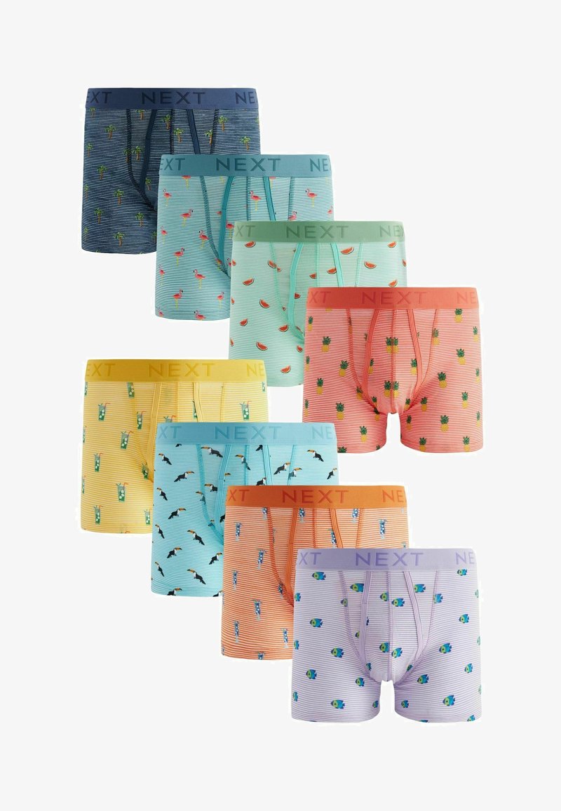 Next A-FRONT 8 PACK - Boxers - bright pastel summer print