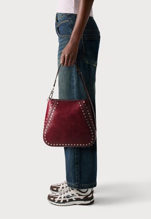 BURGUNDY M - Cross body bag - burgundy