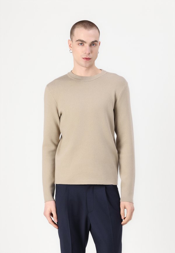 GUNAN CREW NECK - Jumper - beige