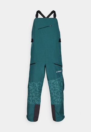 Adidas Terrex BIB - Calças de esqui - aurora ivy/preloved teal