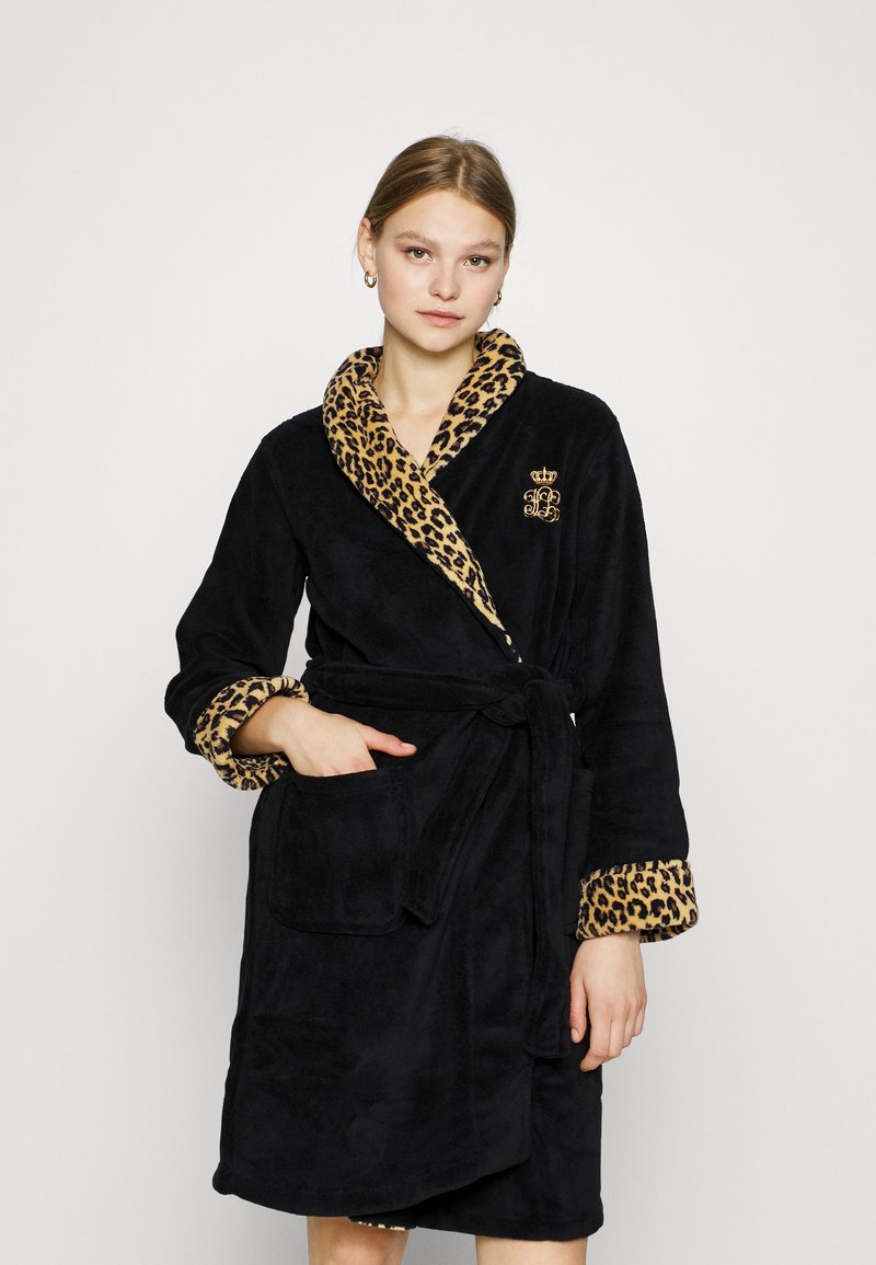 Lauren Ralph Lauren ROBE Dressing gown black Zalando.co.uk