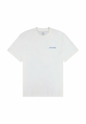 Lee SHORT SLEEVE GRAPHIC TEE - RELAXED FIT - T-shirt con stampa - ecru