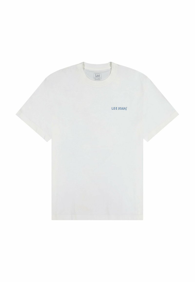 Lee T-shirt print crème