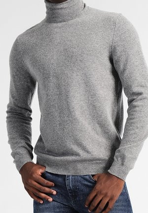 Stickad tröja - grey