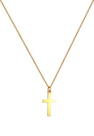 Elli RELIGIOUS CROSS - Halskette - gold-coloured